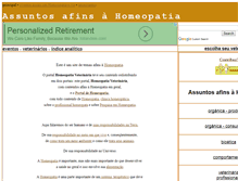 Tablet Screenshot of homeopatiaveterinaria.com.br